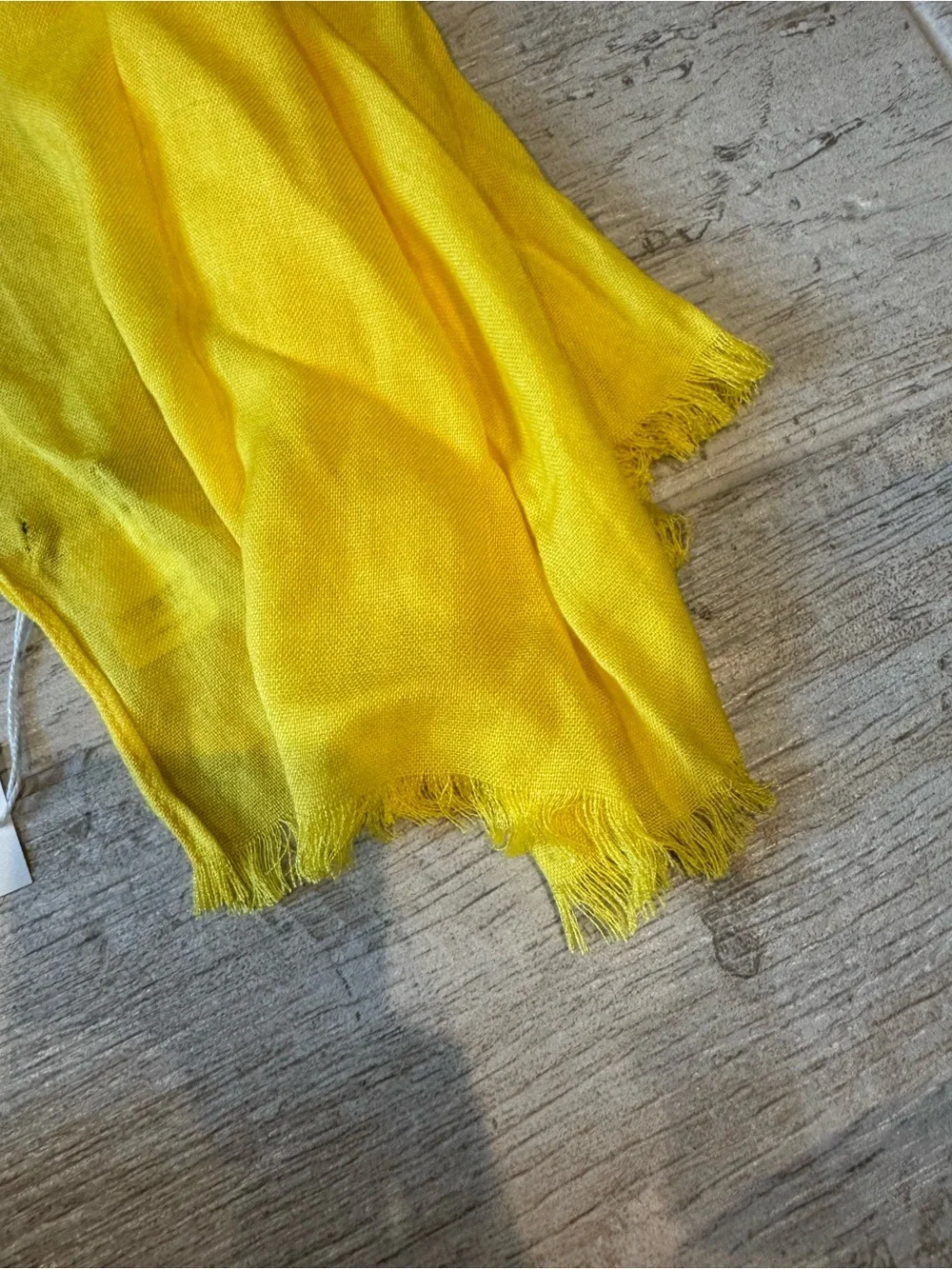 J. Crew Lightweight Bright Yellow Scarf